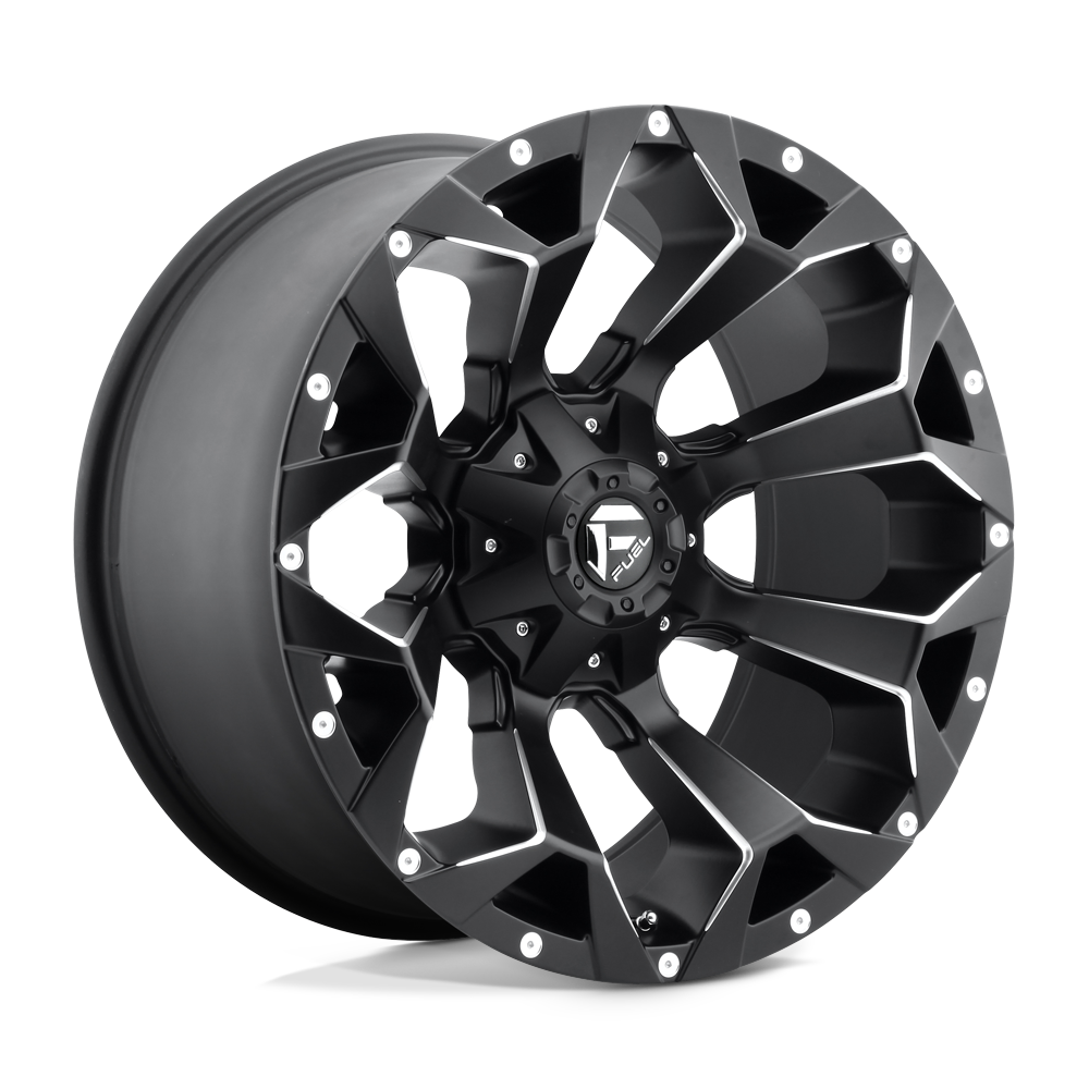 FUEL ASSAULT 18X9 +20 5X139.7/5X150 110 MT-BLK-MIL