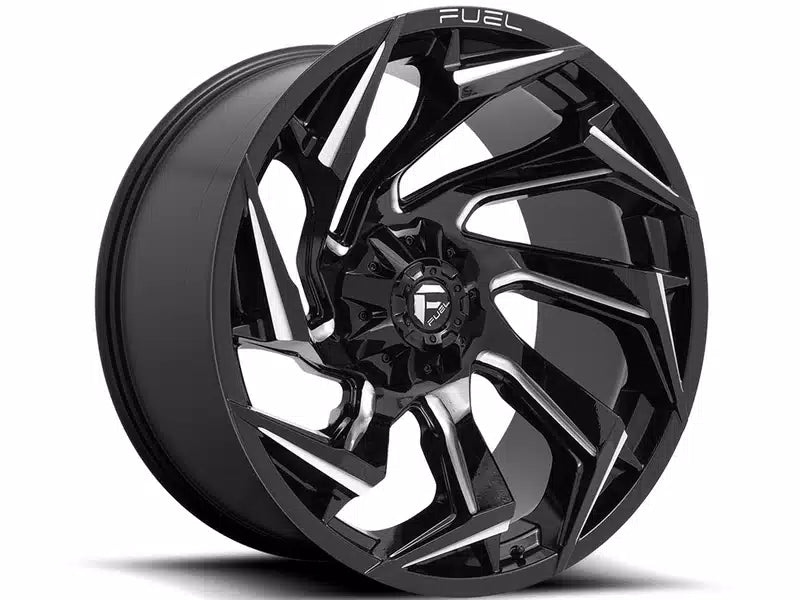FUEL REACTION GLOSS BLACK MILLED | 17X9 5X114.3/5X127 -12MM