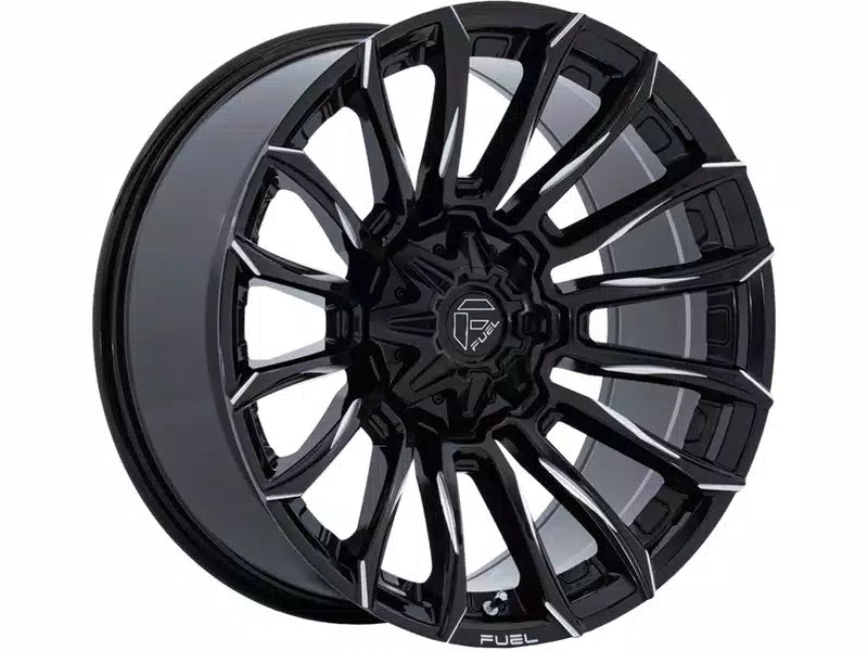 FUEL FC889 BLADE GLOSS BLACK MILLED 20X10 -18 8X165.1 125.1mm **TEXT FOR CLEARANCE PRICE *