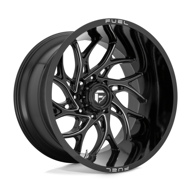 FUEL RUNNER 22X12 6X139.7 GLOSS BLK MILLED -44MM - Call for sale price