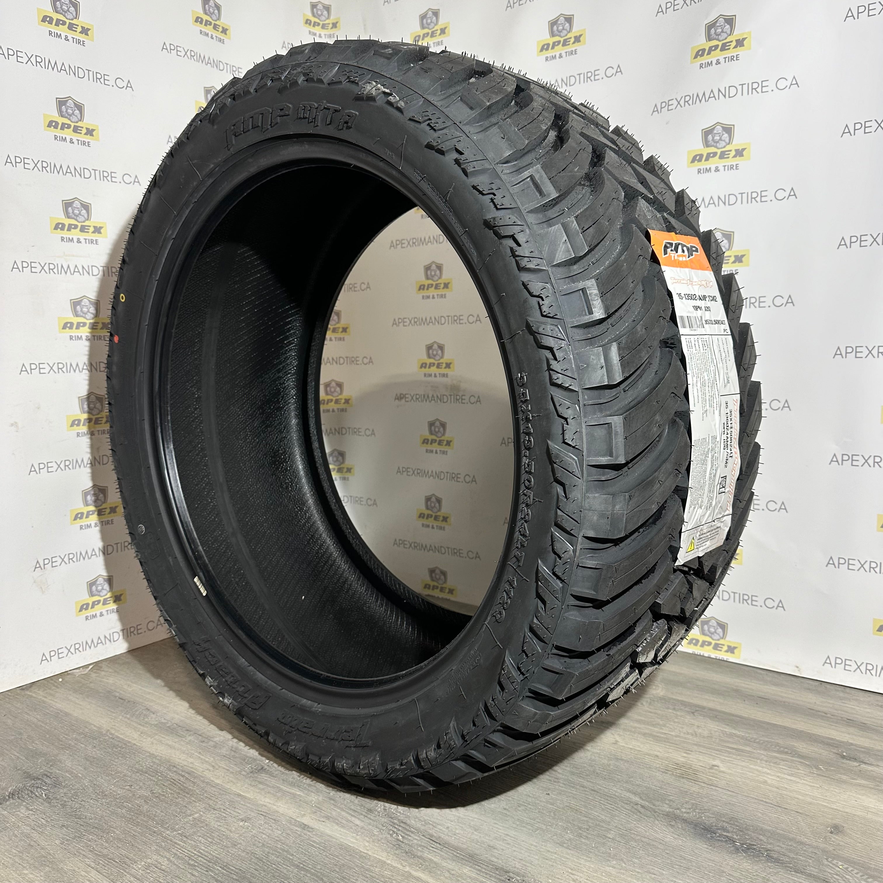 TERRAIN ATTACK A/T A 285/55R20 122/119S LR E 80PSI MAX – APEX RIM