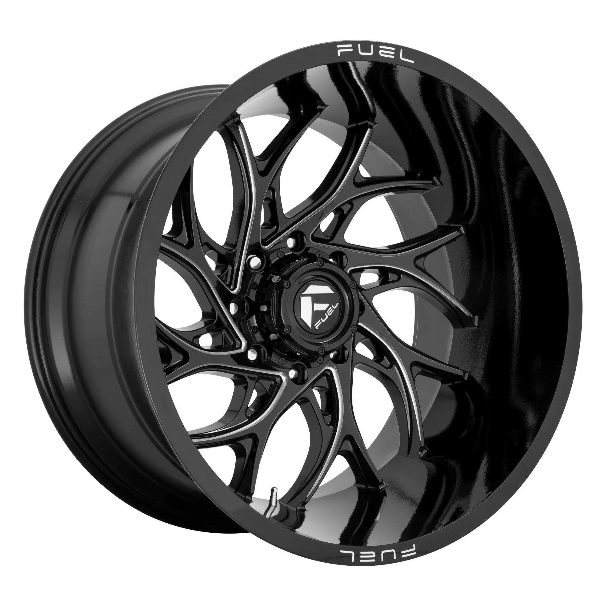 FUEL RUNNER 22X10 6X139.7 GLOSS BLACK MILLED -18MM - Text for sale price