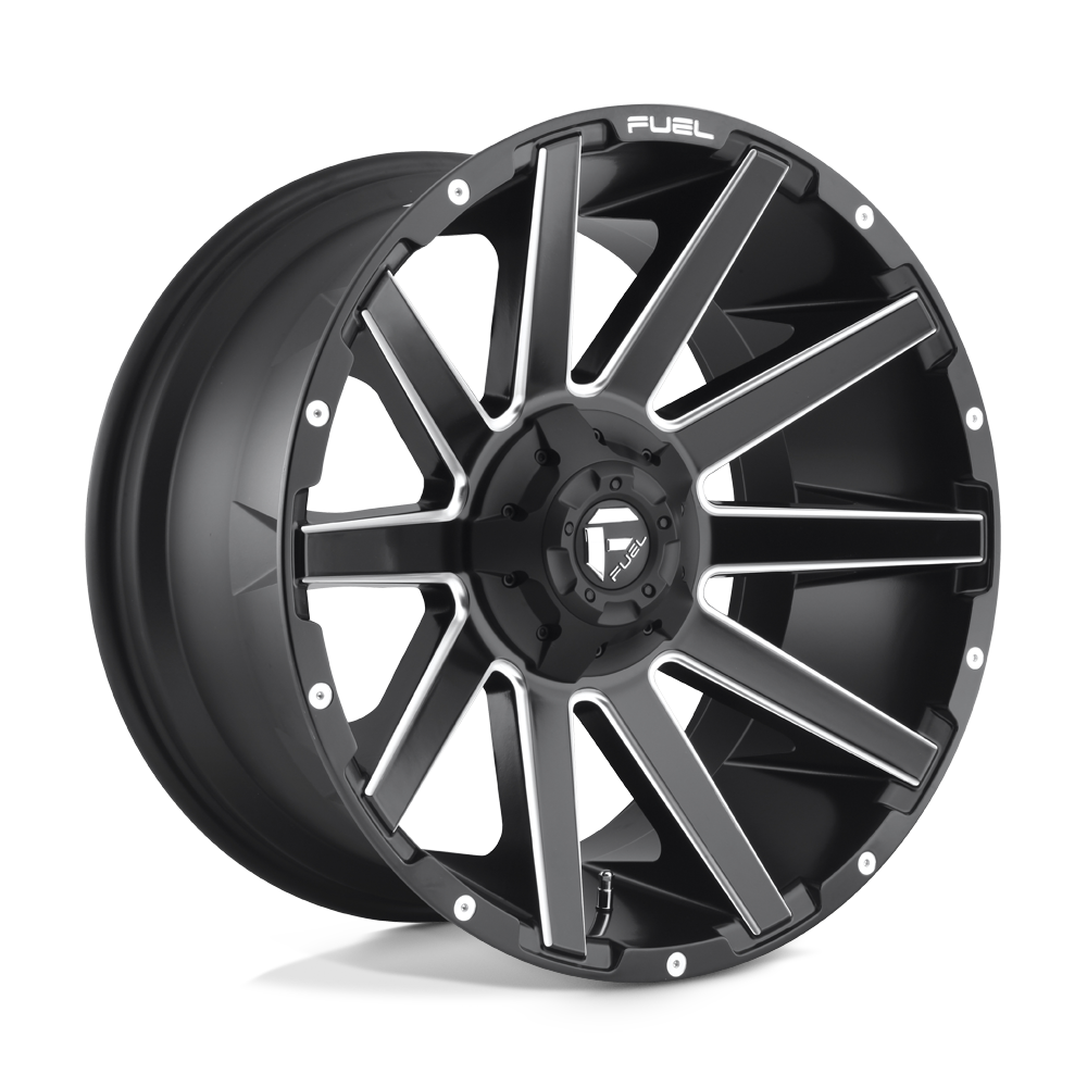 FUEL CONTRA D616 22X12 5X114.3/5X127 MT-BLK-MIL -44MM - Call for sale price