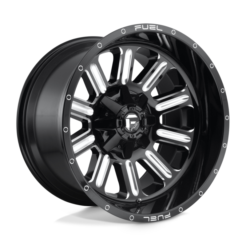 FUEL HARDLINE GLOSS BLK MILLED | 20X9 6X135/6X139.7 +2MM
