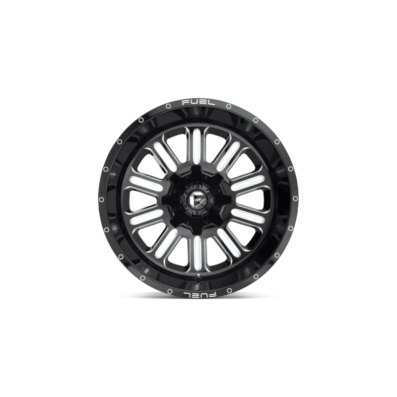 FUEL HARDLINE GLOSS BLK MILLED | 20X9 6X135/6X139.7 +2MM