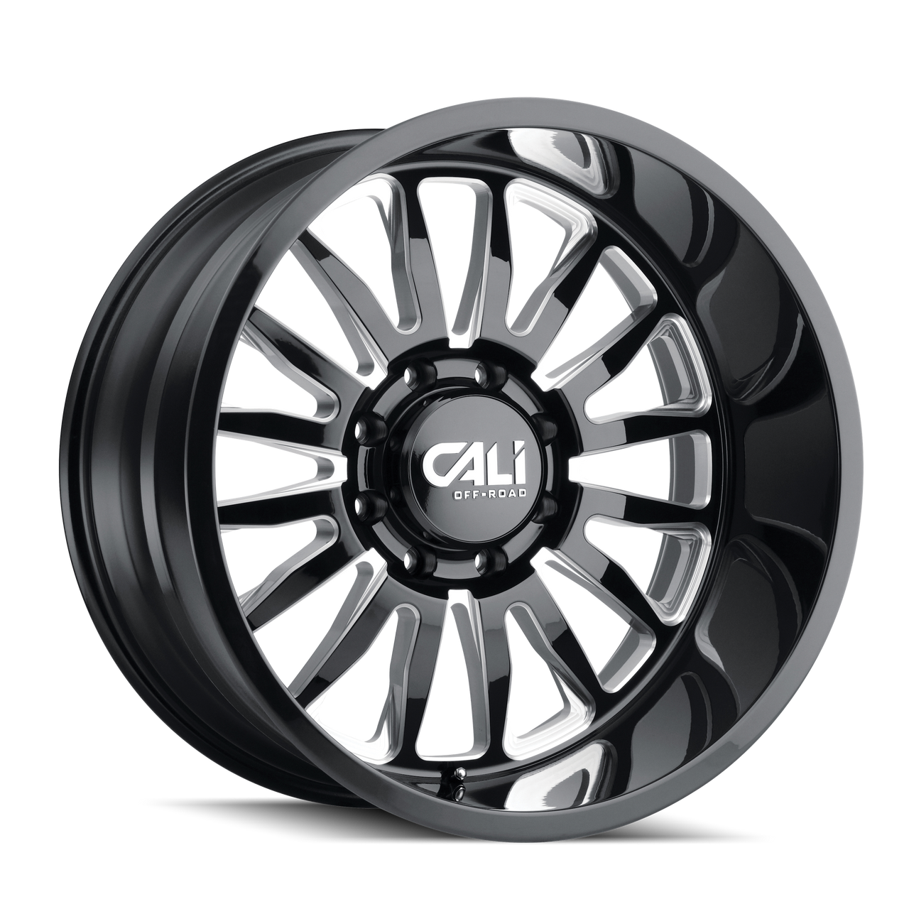 CALI OFF ROAD SUMMIT 9110 GLOSS BLACK MILLED | 20X10 6X139.7 -25 106.1MM