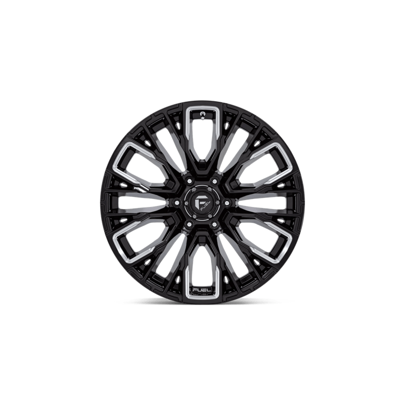 FUEL REBAR GLOSS BLK MILLED | 20X10 6X135 -18MM ( text for sale price )