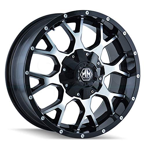 MAYHEM WARRIOR BLK MACHINED FACE | 20X10 6X135/6X139.7 -25 106MM