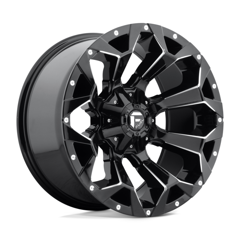 FUEL ASSAULT D576 20X9 6X135/6X139.7 GL-BLK-MIL 19MM * Text us for clearance price *