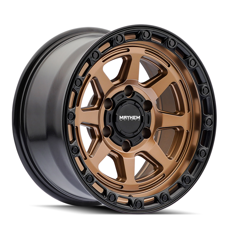 MAYHEM RIDGELINE SATIN BRONZE 17X8.5 6X135 -6 87.1MM