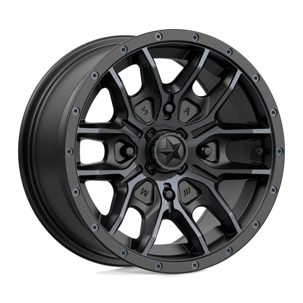 MSA M43 14X7 4X137 S-BLK TTCC 10MM