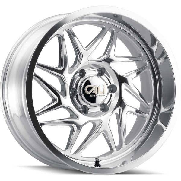 CALI OFF-ROAD 9112 GEMINI POLISHED/MILLED | 20X10 6X139.7 -25 106MM