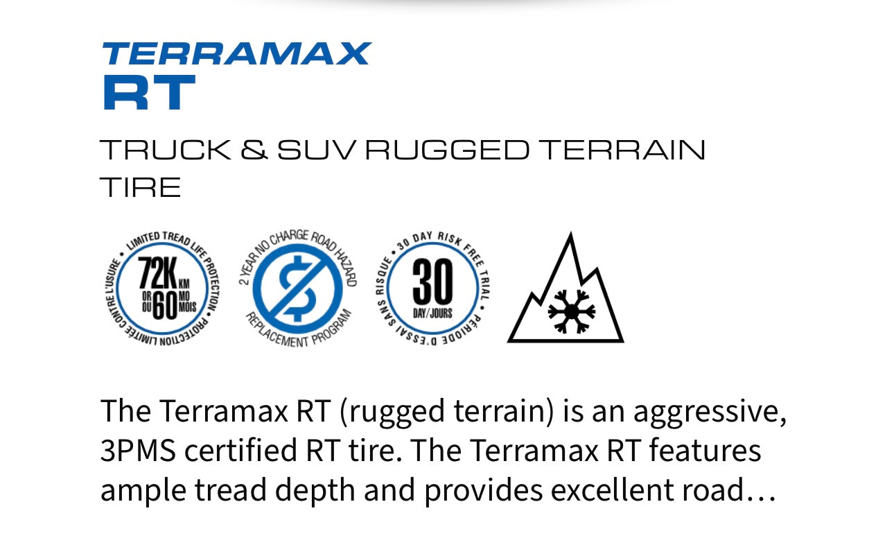 LT 275/65R18 SAILUN TERRAMAX RT 3PMS 10PR
