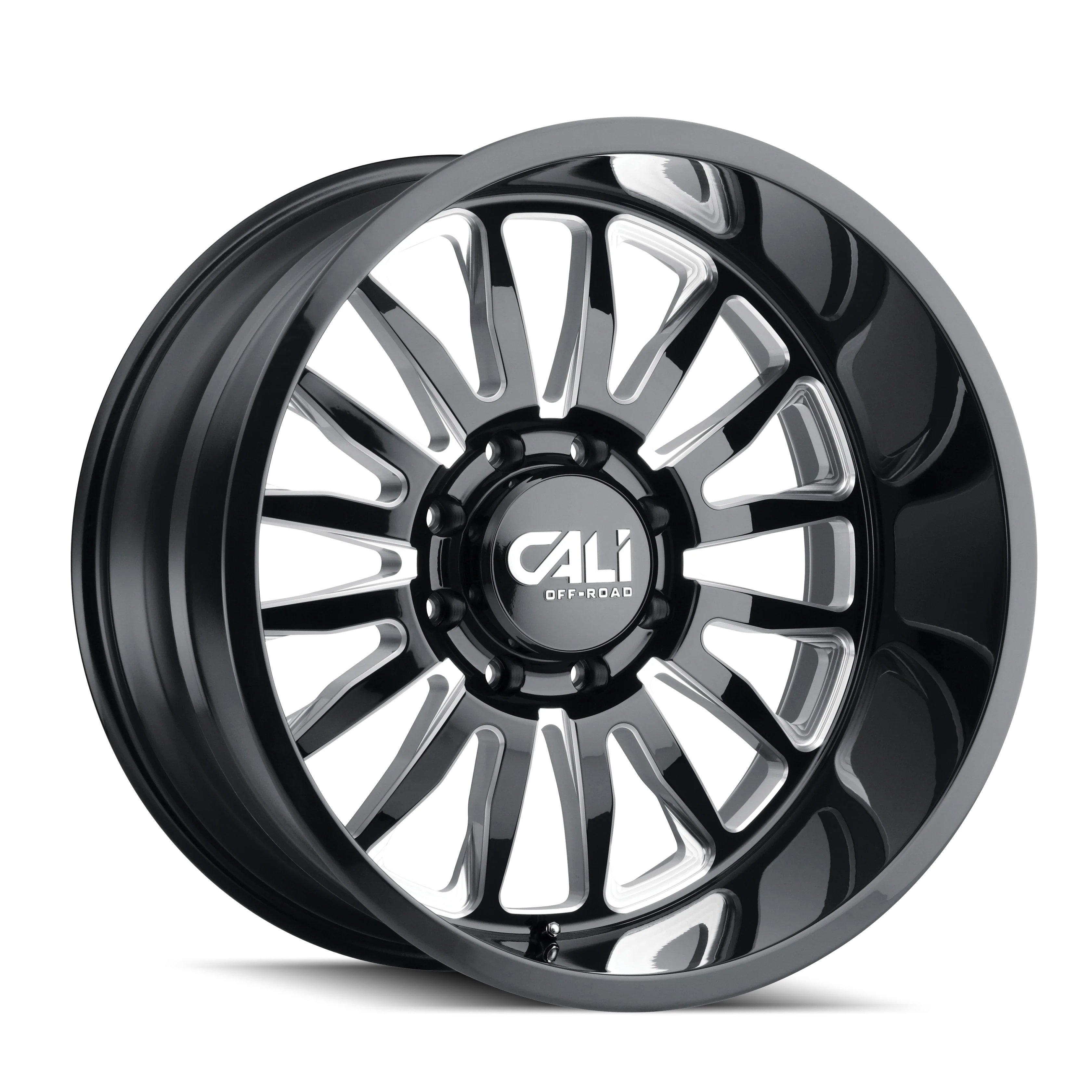 CALI OFF-ROAD 9110 SUMMIT GLOSS BLK MILLED | 20X9 6X139.7 -12 106MM