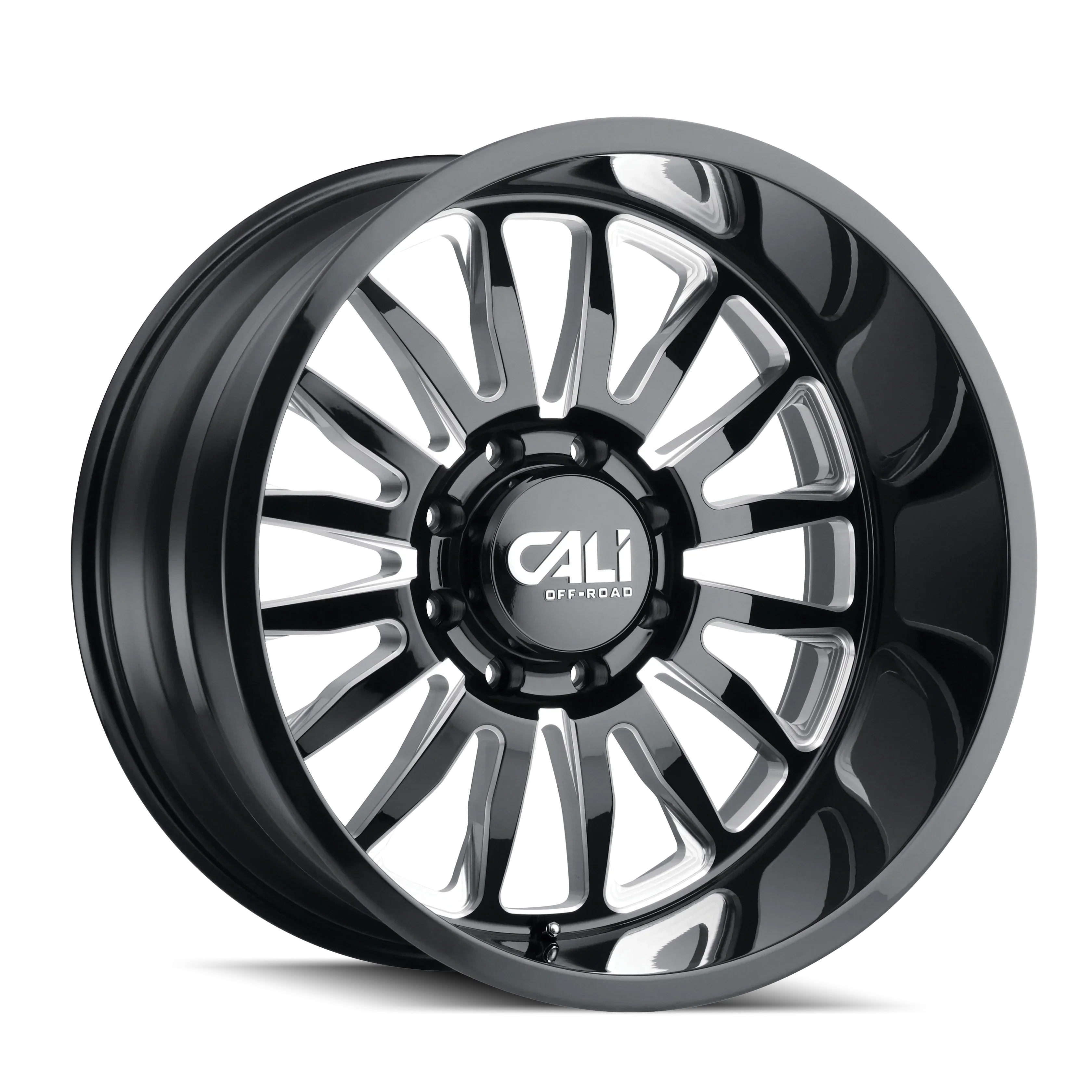 CALI OFF-ROAD SUMMIT GLOSS BLACK MILLED | 20X10 -25 ET 8X165.1 (125.2 HUB)