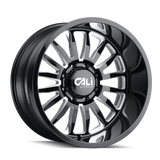 CALI OFF-ROAD SUMMIT 9110 GLOSS BLACK/MILLED SPOKES 22X10 6X139.7 0MM 106MM