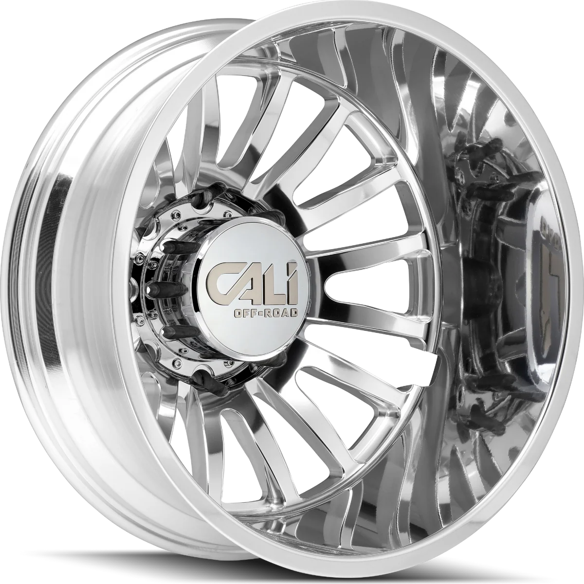 CALI OFFROAD SUMMIT DUALLY 9110 POLISHED 20X8.25 -192 8X200 142MM *REAR*
