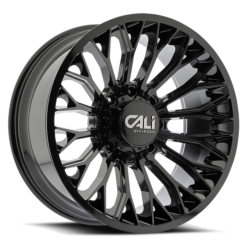 CALI OFF-ROAD EVOKE 9119 GLOSS BLACK 22X10 8X165.1 -19MM 125.2MM