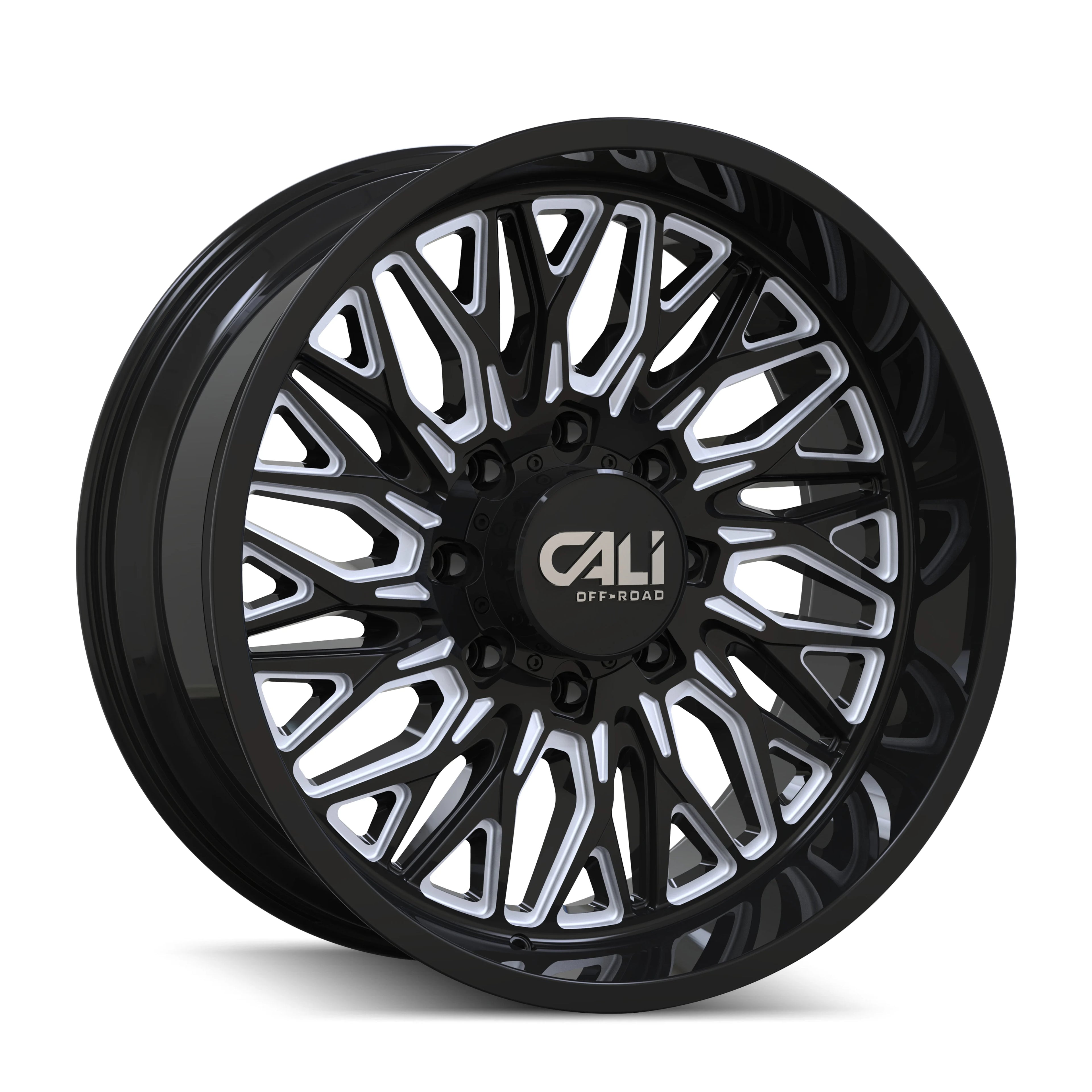 CALI OFF-ROAD 9118 CRUSHER BLK MILLED | 22X10 8X165.1 -19 130.8MM