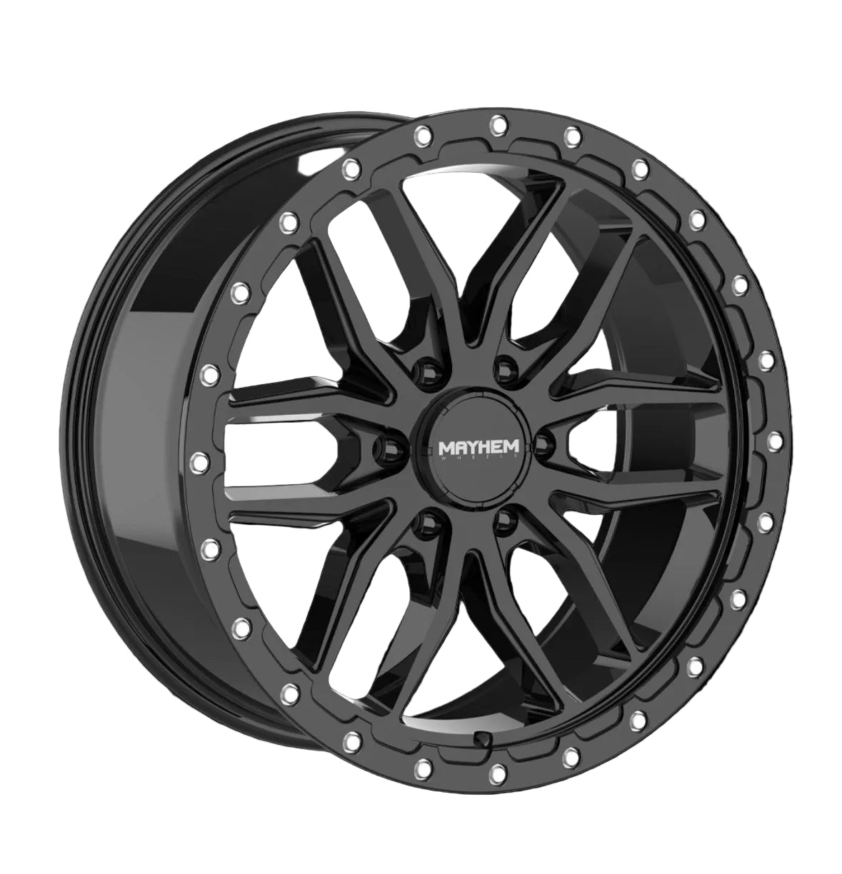 MAYHEM VECTOR 8310 GLOSS BLACK 20X9 8X165.1 18MM 125.2MM