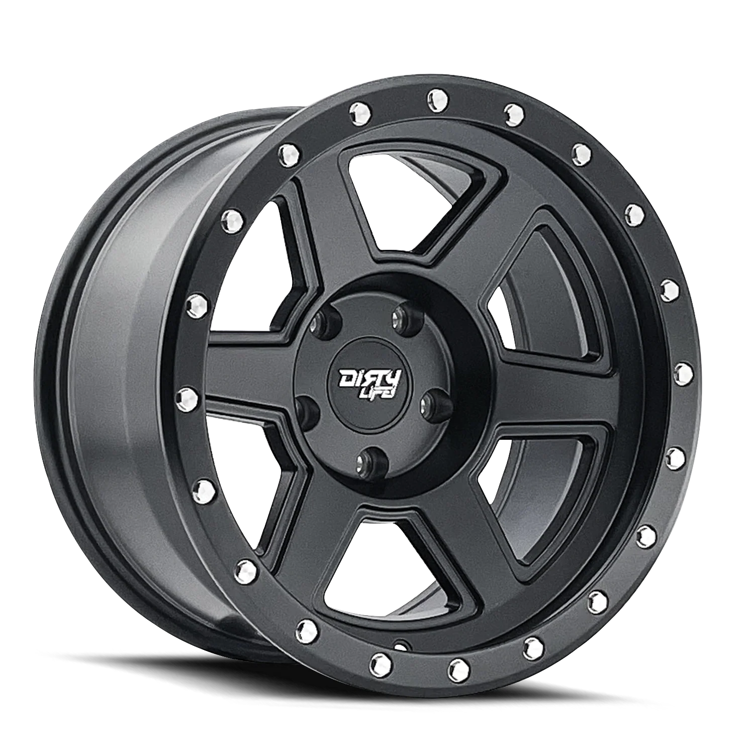 DIRTY LIFE COMPOUND MATTE BLACK 17X9 -38 6X139.7MM 106MM