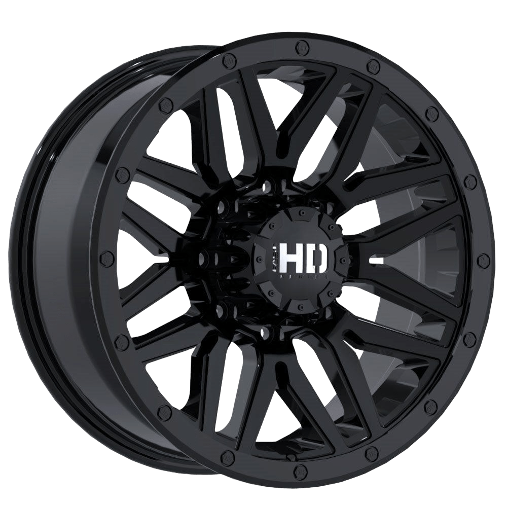 FAST HD MENACE GLOSS BLACK 17X8 +15 8X165.1MM 121.1MM