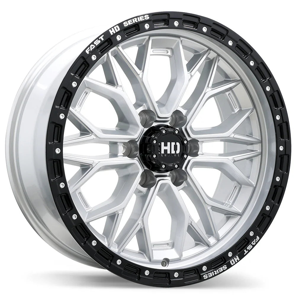 FAST HD MURAMASA GLOSS SILVER/BLACK LIP 20X9 +0 6X139.7MM 78MM