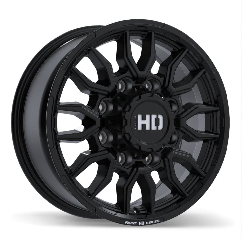 FAST HD GRIT SATIN BLACK 17X7.5 +42 8X165.1MM 121.1MM
