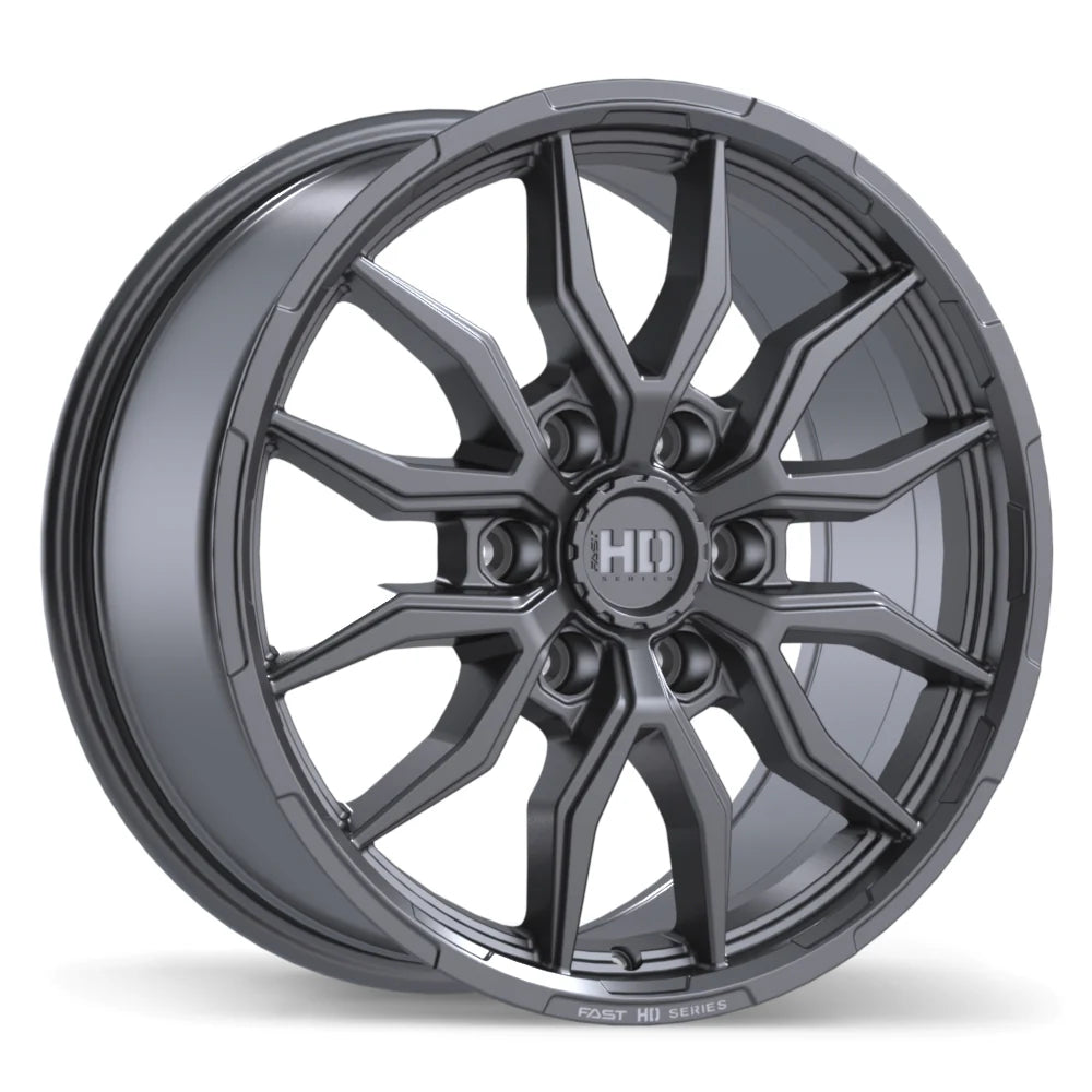 FAST HD GRIT GUNMETAL GREY 18X8.5 +44 6X135MM 87.1MM