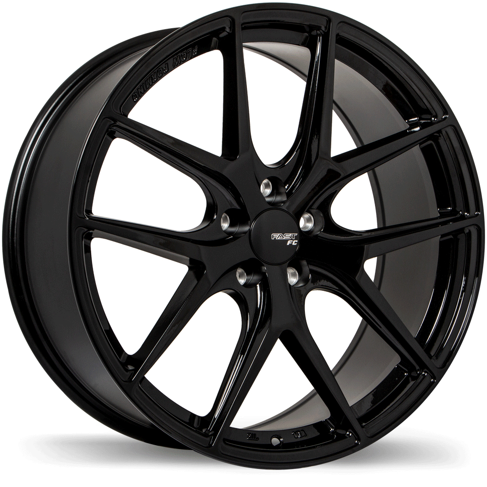 FAST FC04 METALLIC BLACK 17X8 +35 5X114.3MM 72.6MM