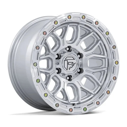 FUEL FC881 SURGE GLOSS SILVER W/ MACHINED FACE 17X9 +1 5X127 71 * Text us for CLEARANCE price