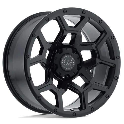 BLACK RHINO OVERLAND MATTE BLACK 17X9.5 -18 6X139.7MM 112.1MM ( Text for clearance price )