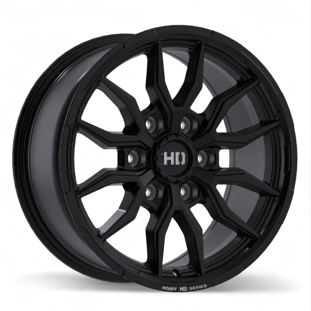 FAST HD GRIT SATIN BLACK 18X8.5 +20 6X139.7MM 78MM