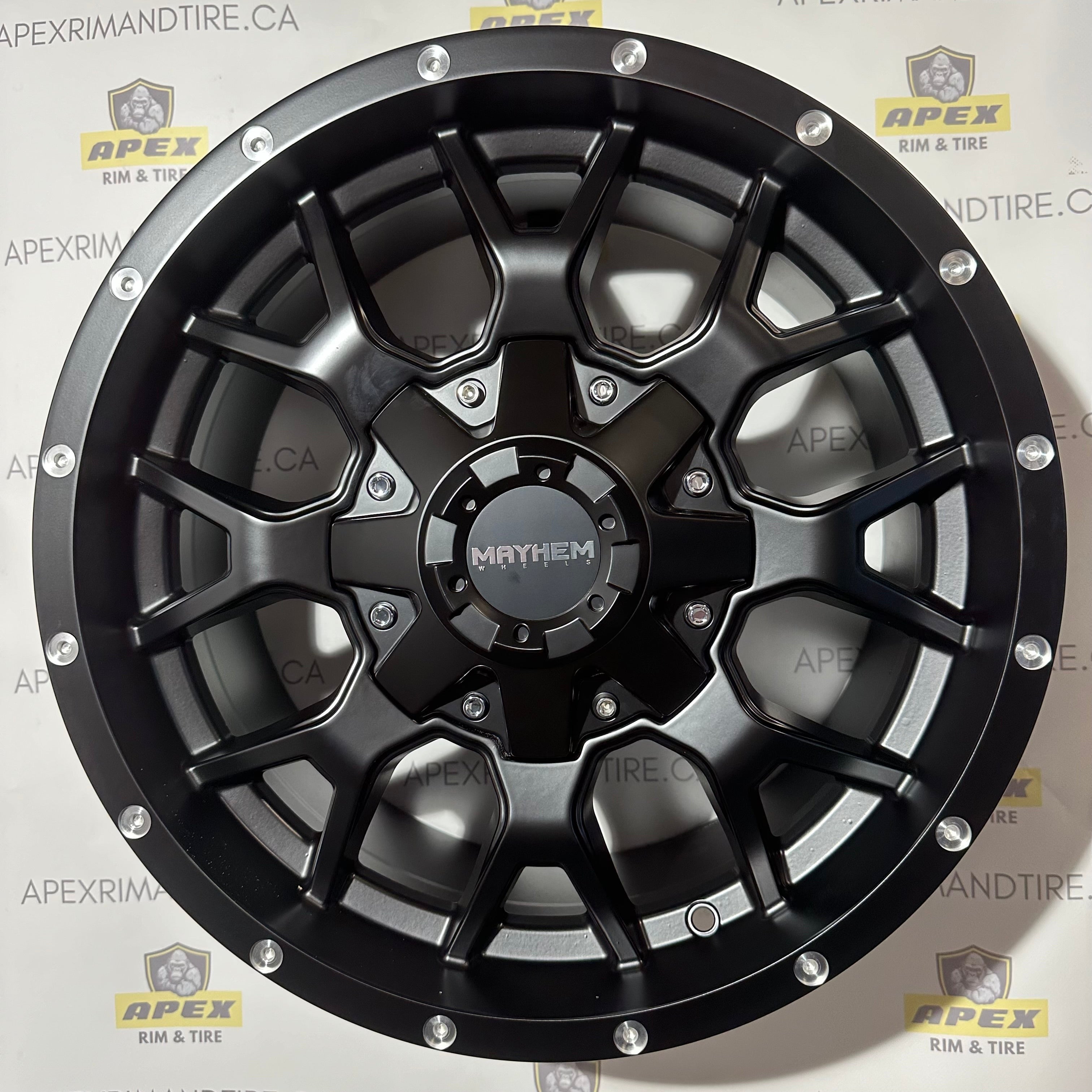 MAYHEM WARRIOR 8015 MATTE BLK | 20X9 8X170 +0 125.2MM
