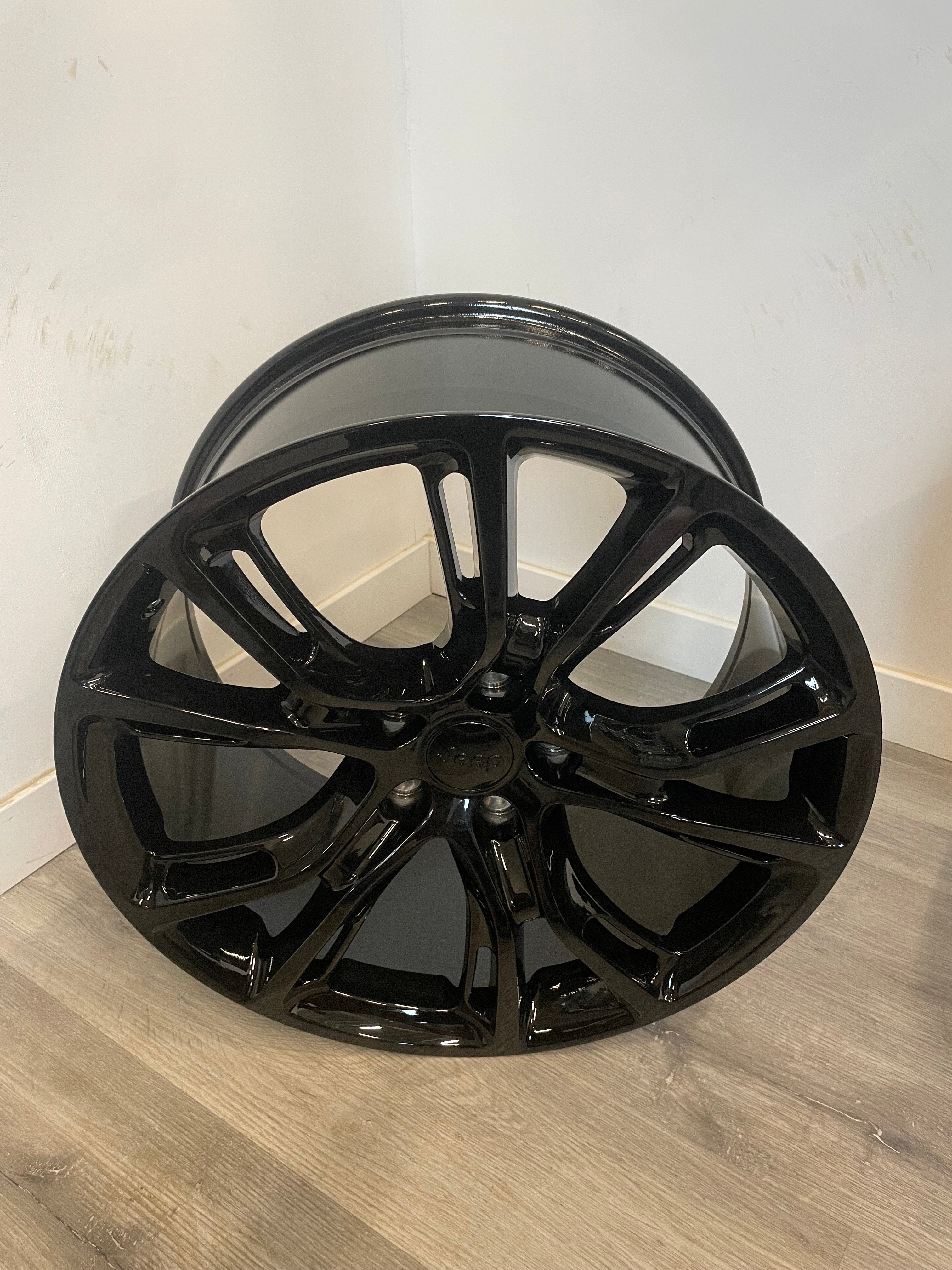 R148B JEEP SRT REPS GLOSS BLACK 20X10 +50 5X127MM 71.5MM
