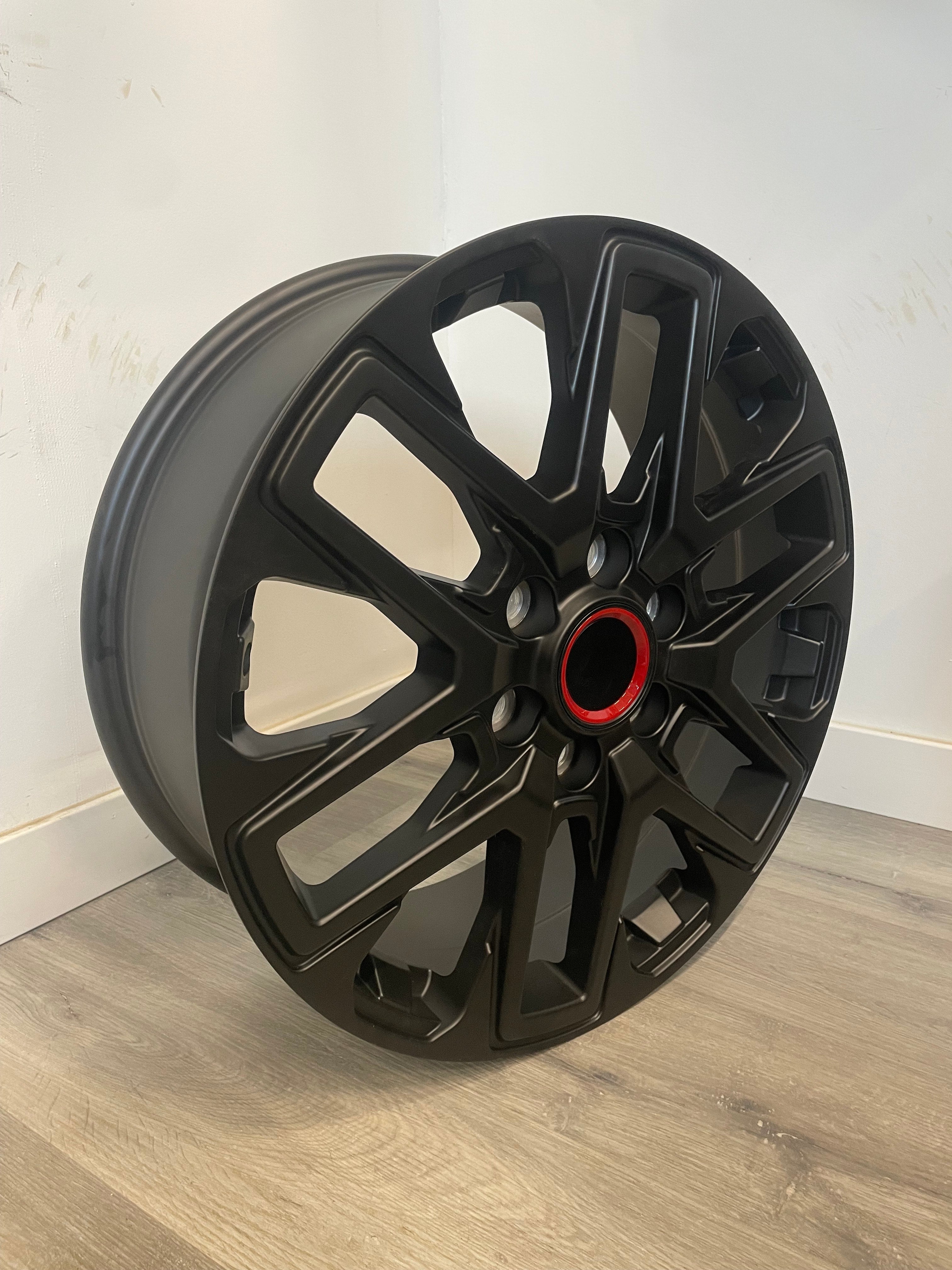 TOYOTA TUNDRA 2022+ TRD OEM REPS SATIN BLACK 20X7.5 +60 6X139.7MM 95.1MM