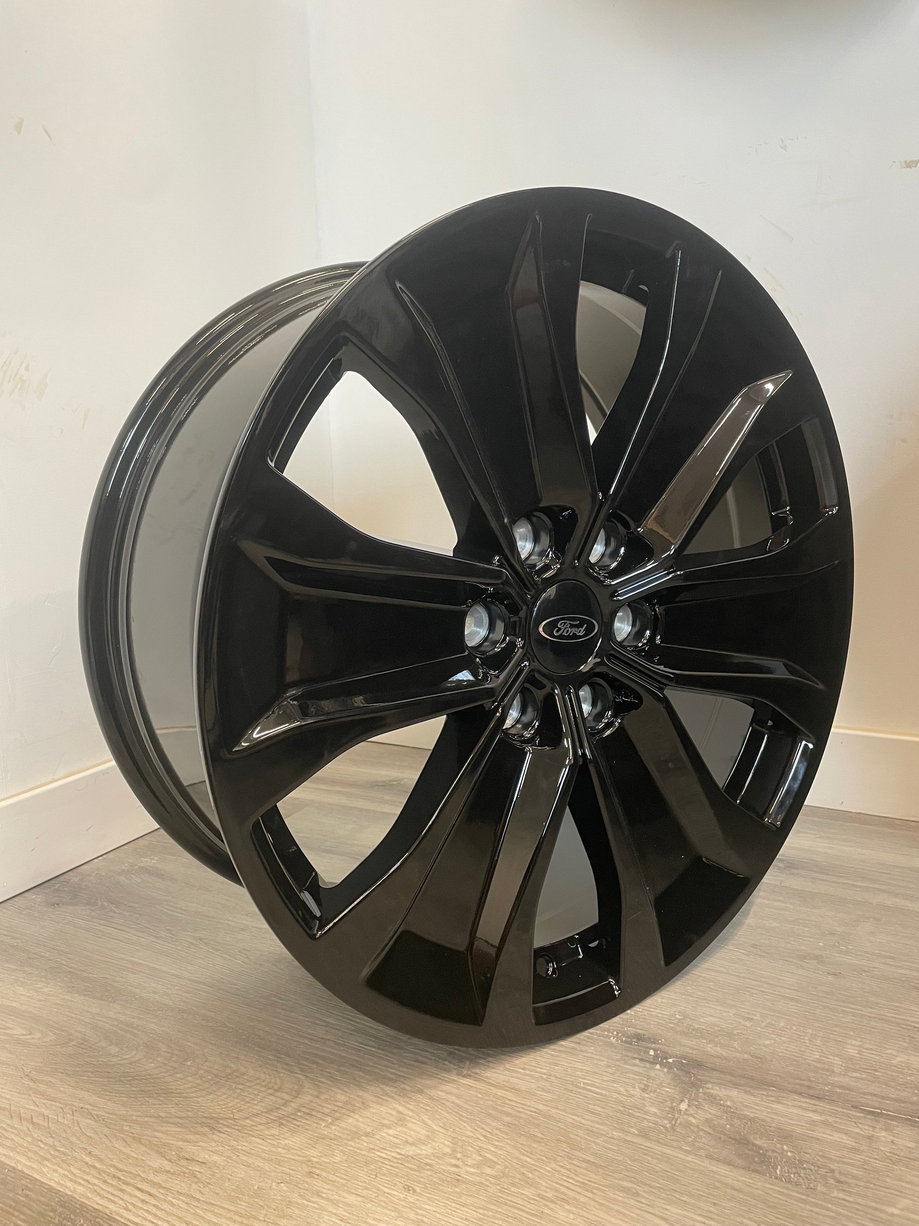 R250 F150 LARIAT OEM REPS GLOSS BLACK 20X8.5 +44 6X135MM 87.1MM