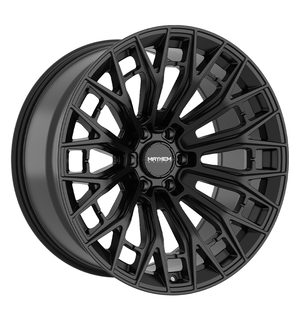 MAYHEM CYCLONE 8121 GLOSS BLACK 20X9 6X139.7 18MM 106MM