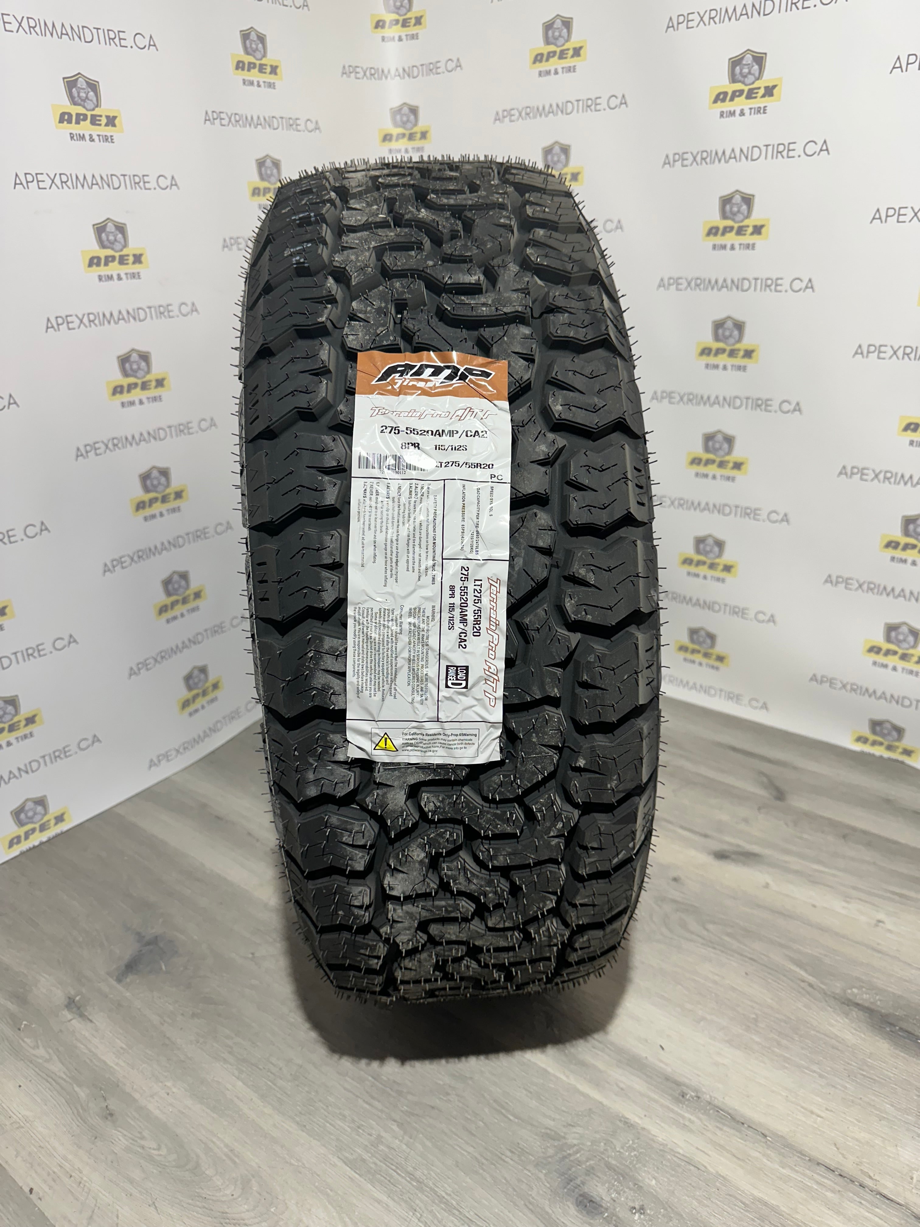 AMP TERRAIN PRO A/T P | LT 275/55R20 8 PLY