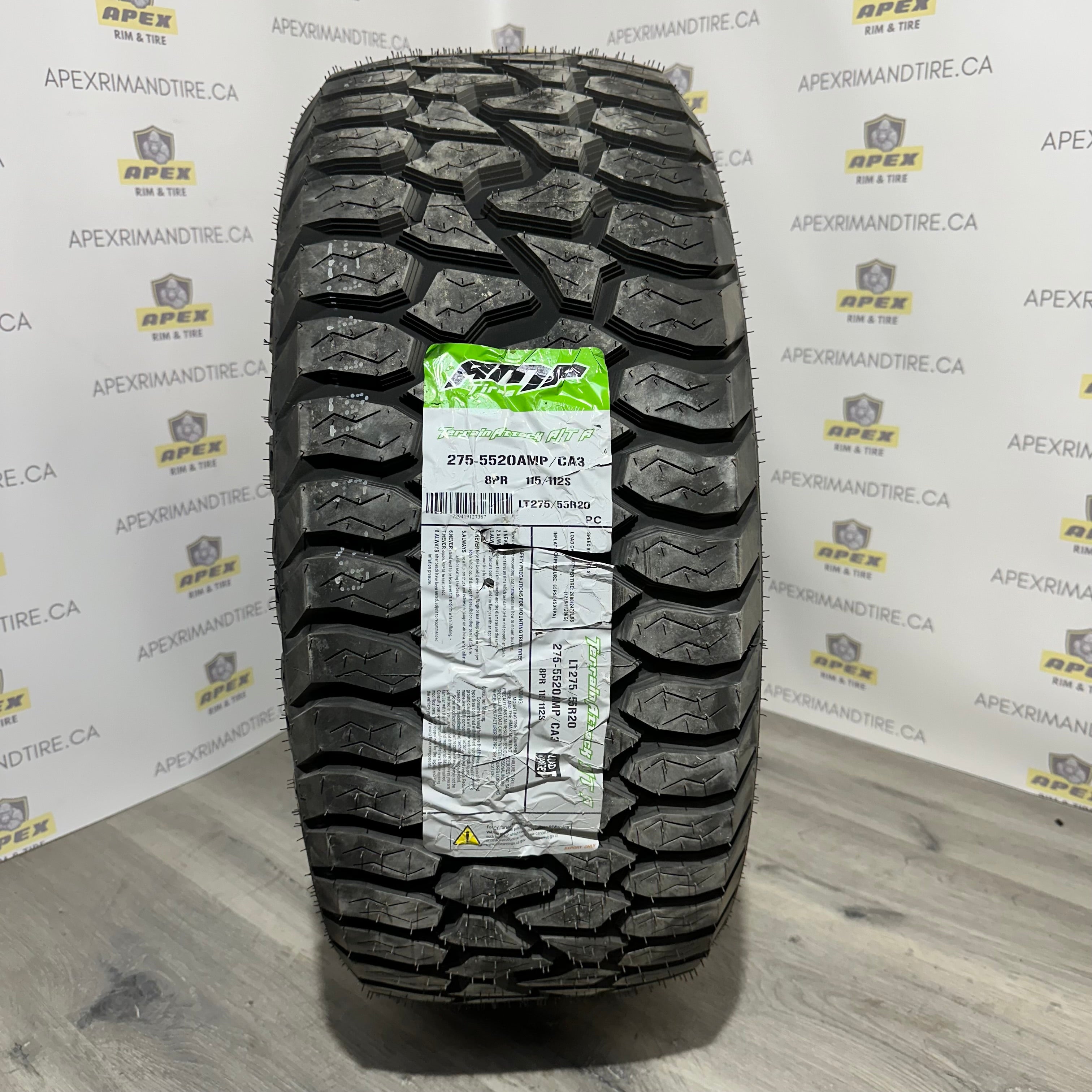 AMP TERRAIN ATTACK A/T A | LT 275/55R20 8 PLY