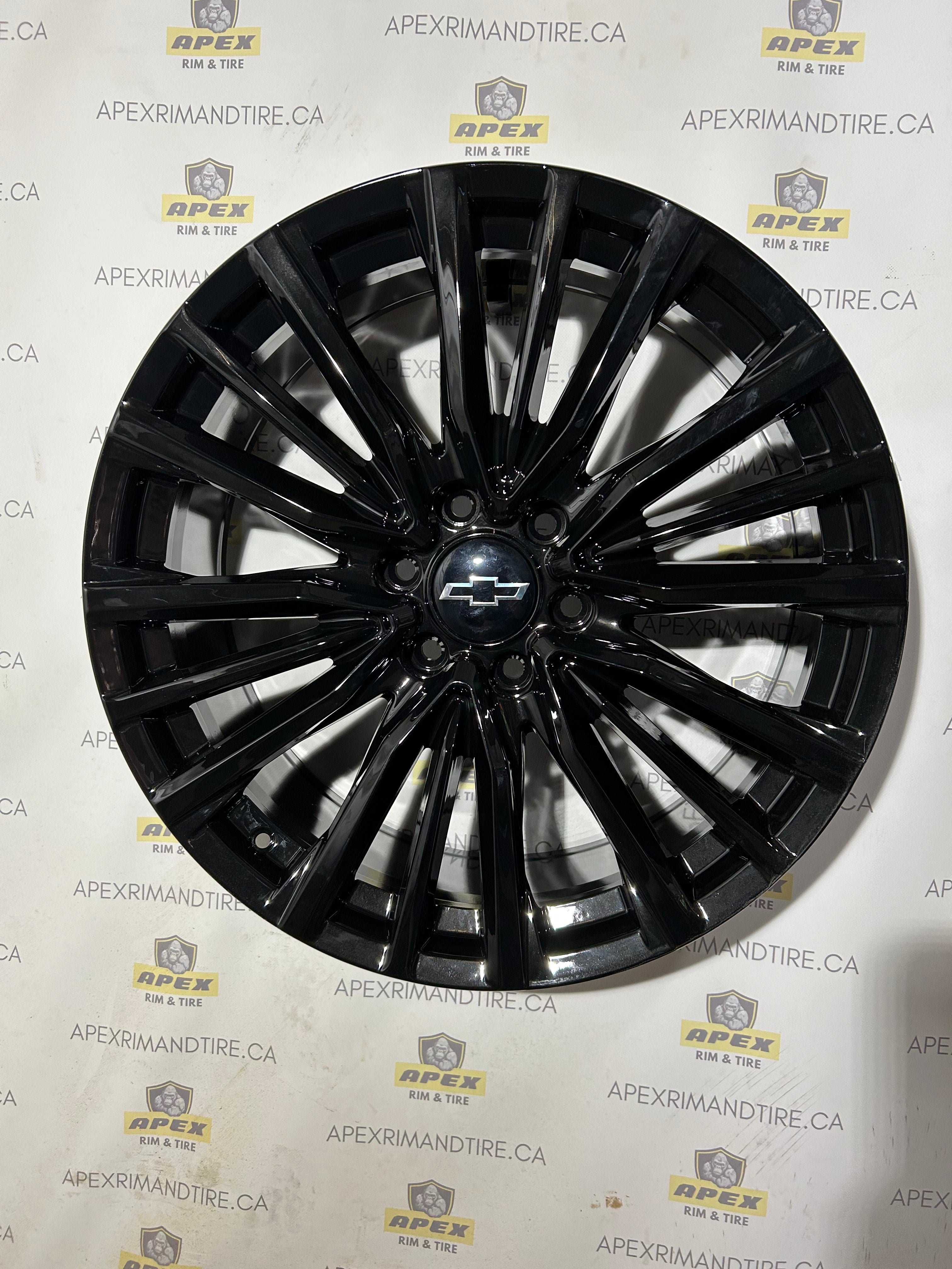 R330 GM/CHEVY OEM REPS GLOSS BLK | 22X9 +31 6X139.7MM