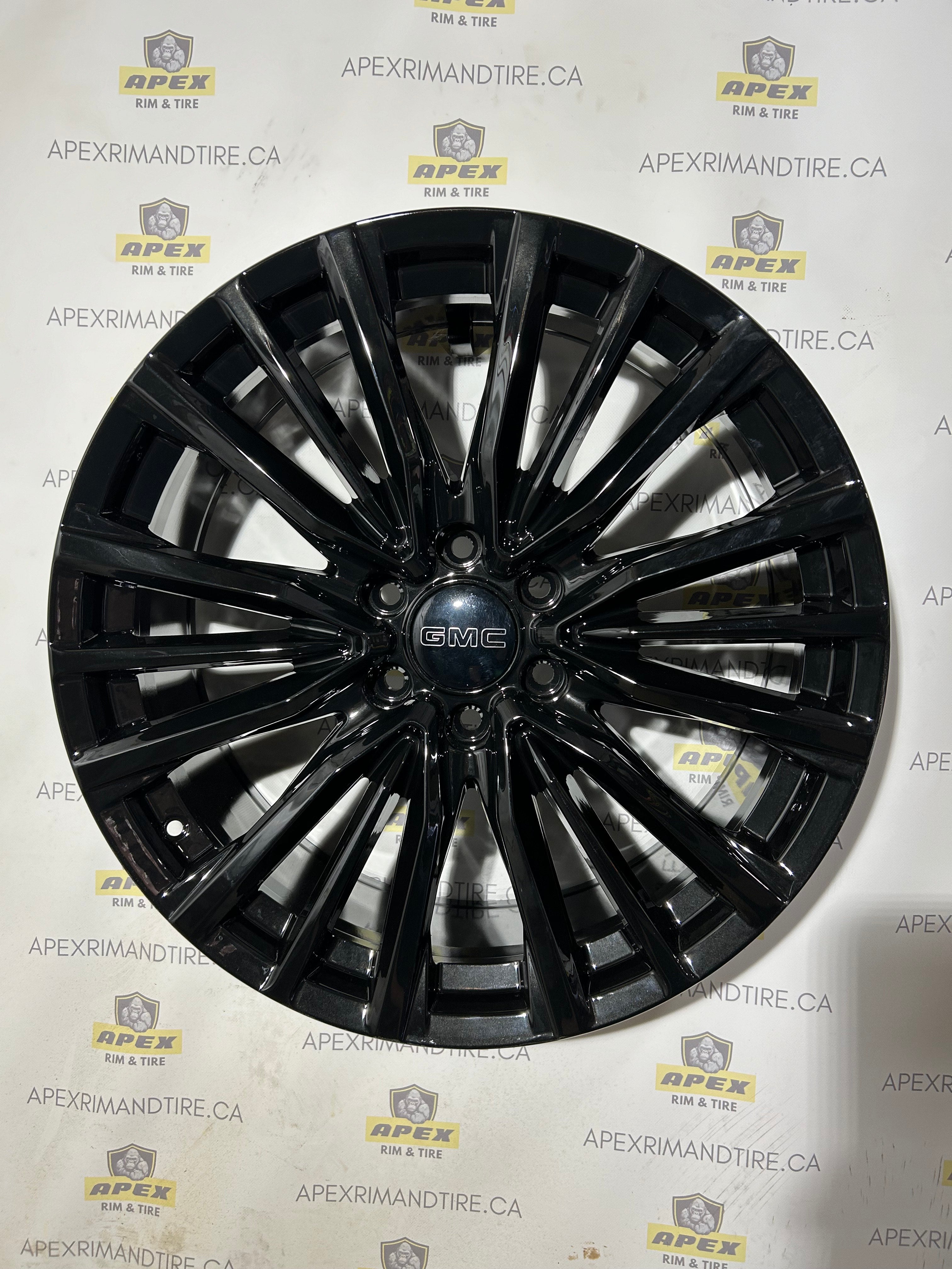R330 GM/CHEVY OEM REPS GLOSS BLK | 22X9 +31 6X139.7MM
