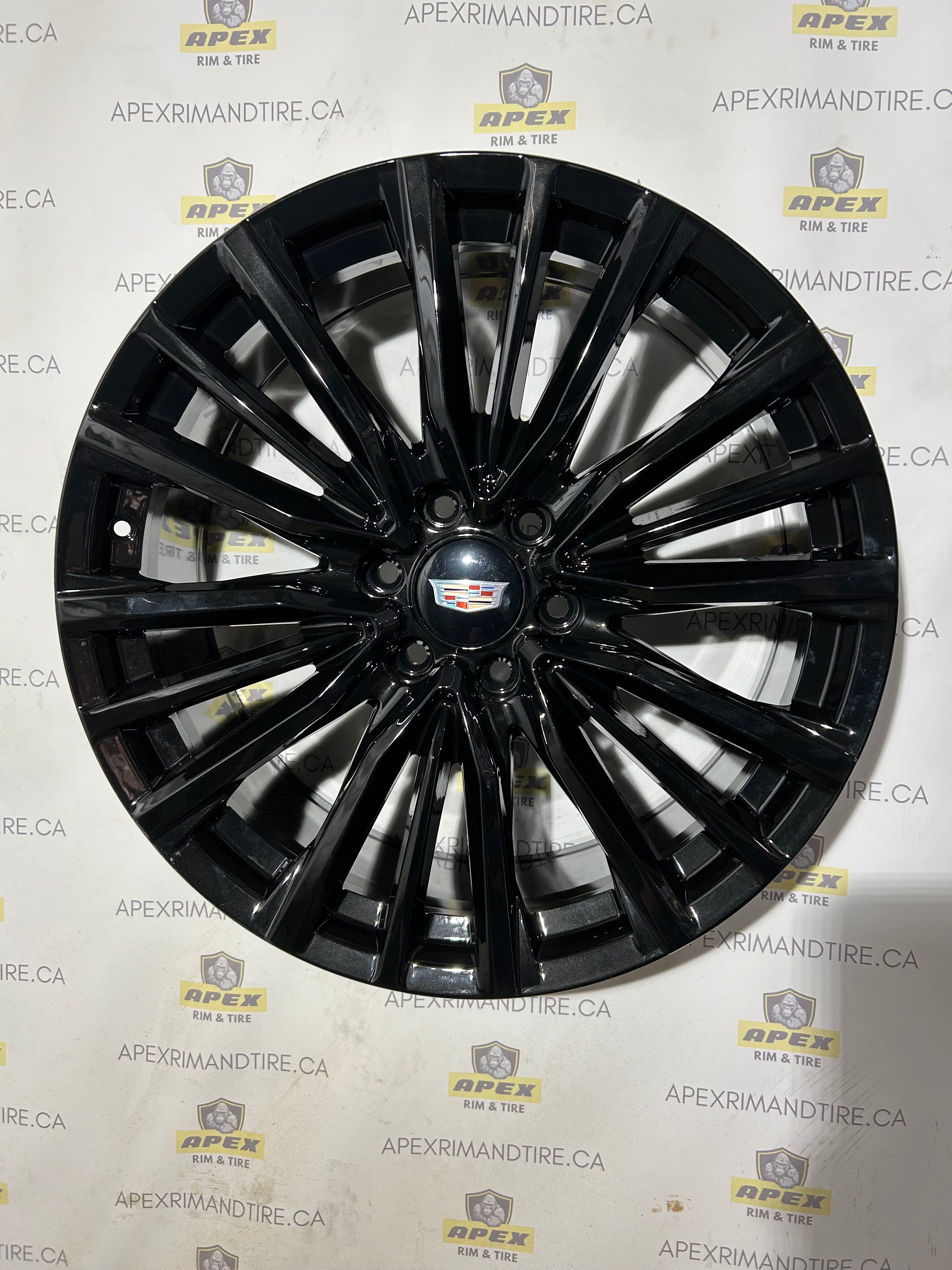 R330 GM/CHEVY OEM REPS GLOSS BLK | 22X9 +31 6X139.7MM