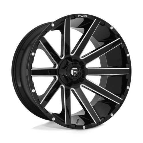 FUEL CONTRA 24X12 -44 6X135/6X139.7 106.1 GLOSS BLK MILL