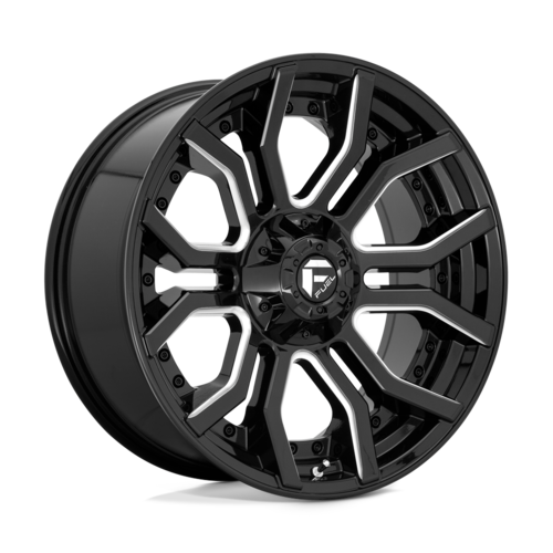 FUEL RAGE 20X10 6X135/6X139.7 106.1 -18 GLOSS BLACK MILLED