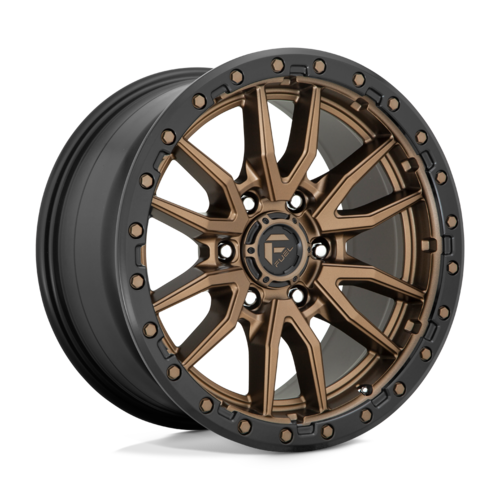 FUEL REBEL 20X9 6X139.7 +1 MATTE BRONZE BLACK BEAD RING