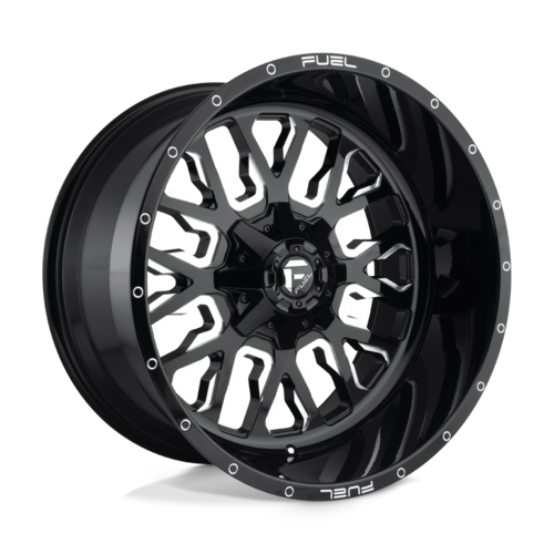 FUEL STROKE 20X10 6X135/6X139.7 106.1 -19 GLOSS BLACK MILLED
