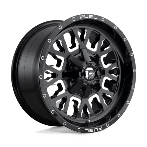 FUEL STROKE 22X10 -19 6X135/6X139.7 106.1 GLOSS BLK MILL