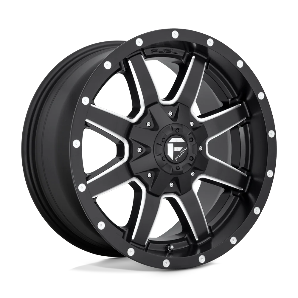 FUEL MAVERICK 18X9 +20 8X165.1 125.1 MATTE BLK MILL ( TXT FOR CLEARANCE PRICING )