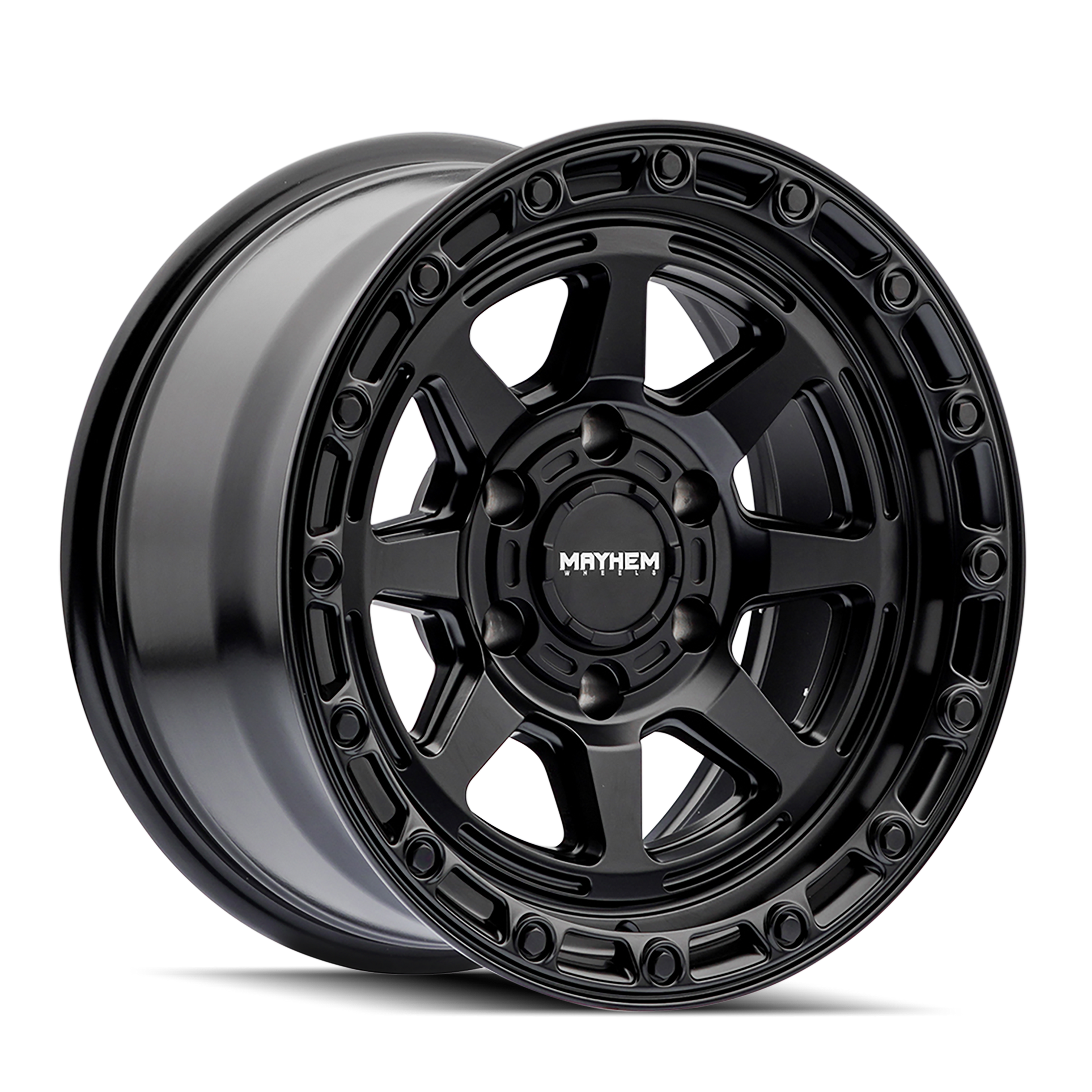 MAYHEM RIDGELINE 8306 SATIN BLK | 20X9 6X139.7 +18 106.1MM